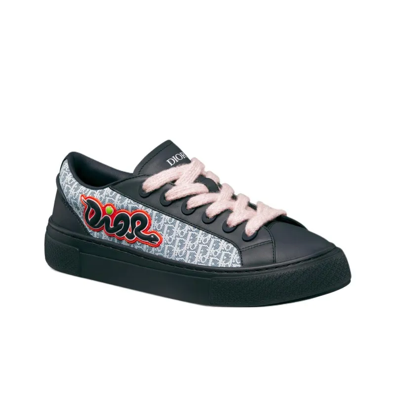 KAWS x DIOR B33 Low Top Skateboard Shoes Men's Blue White Limited Edition Numbered Edition-2