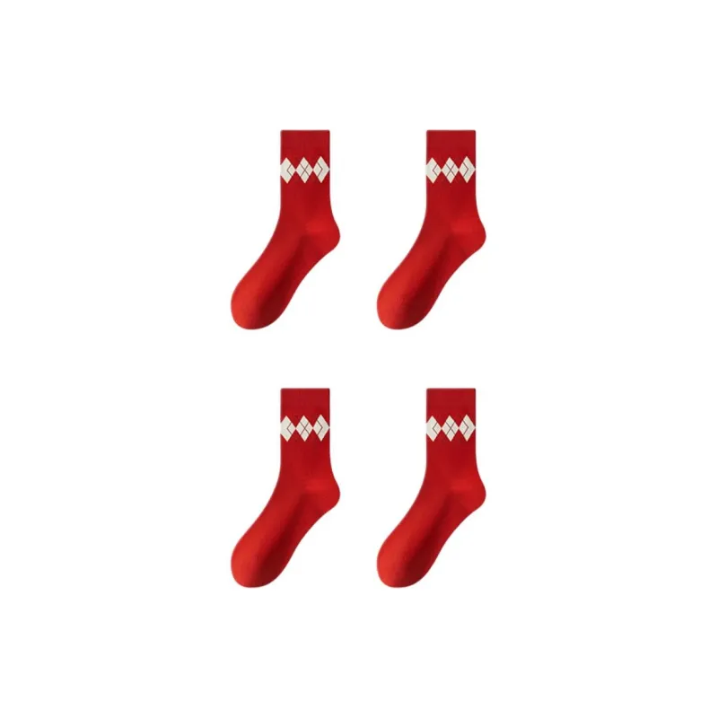 ROBINHOOD Mid Calf Socks Women's 4 Pack-10