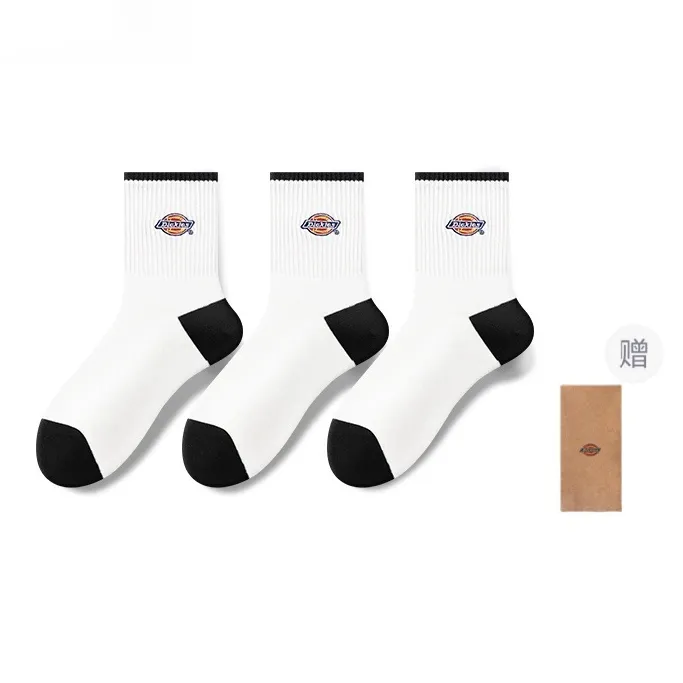 Dickies Fashion Classic Moisture-Wicking Breathable Fall And Winter Crew Socks Unisex-36