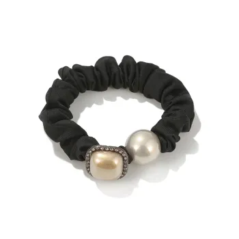 Like A Dream Fabric Faux Pearl Hair Tie Women's