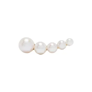 Sophie Bille Brahe 14kt Yellow Gold Petite Croissant Japonais Freshwater Pearl Single Earring