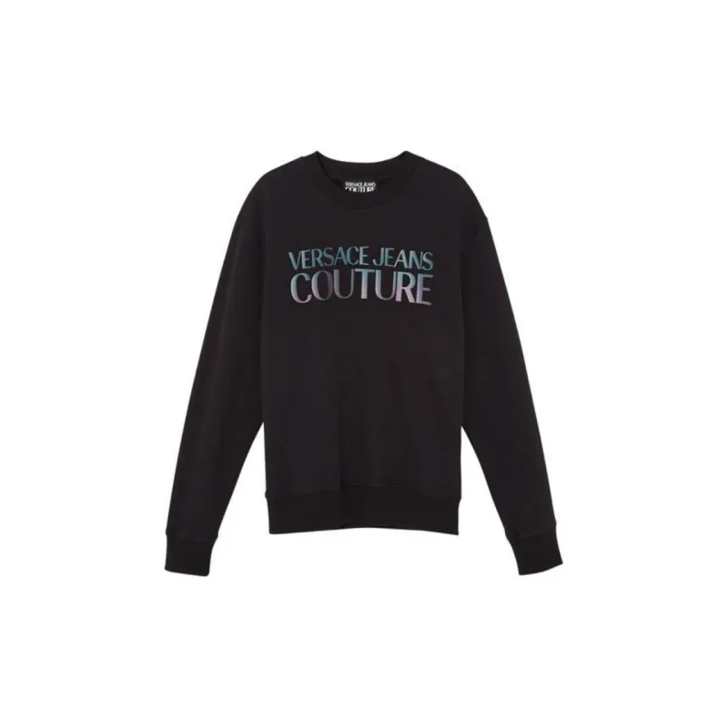 VERSACE Jeans Couture Logo print Crew Neck Sweatshirt-0