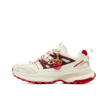 QIAODAN Kaiyuan V3 Wear resistant And Lightweight Low Top Casual Shoes Men's Red White