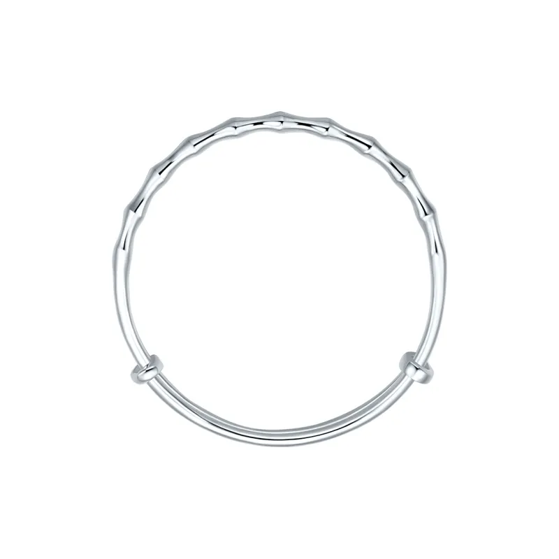 JINGUIFU 999 Fine Silver Bangles Women's-2