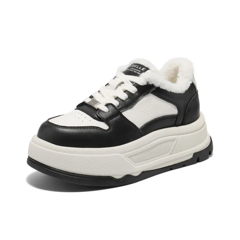 BELLE Lightweight Wear-Resistant And Slip-Resistant Low-Top Skateboard Shoes Women's-11