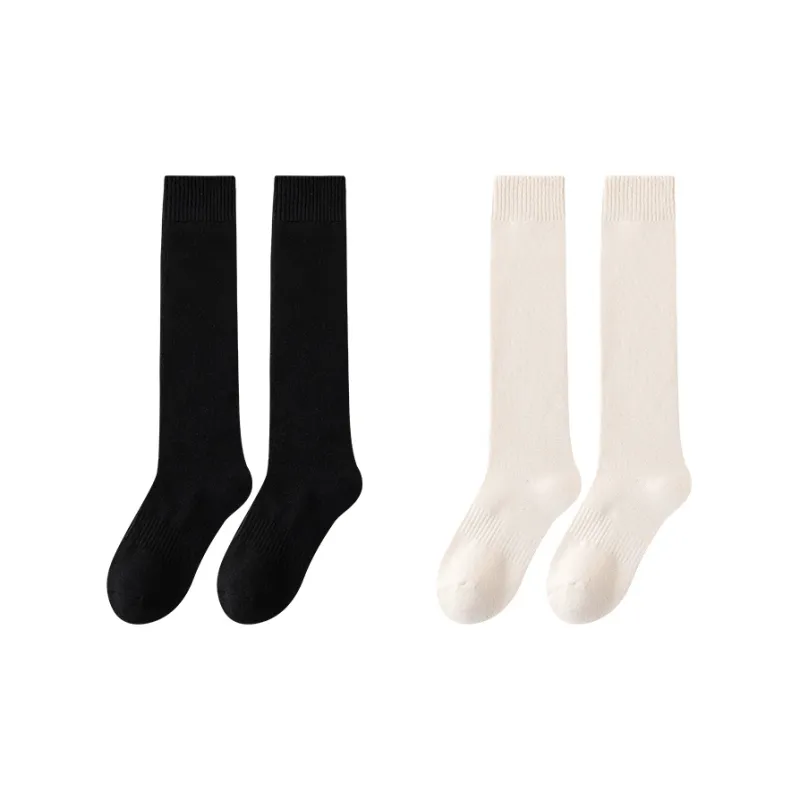 MIIOW Knee High Socks Women's 2 Pack-11