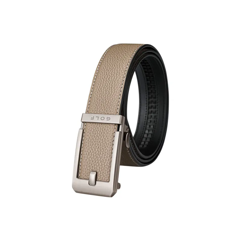 GOLF Cow Leather Top Grain Cow Leather Leather Belts Men's Black Antler Brown Width  3.5cm-5