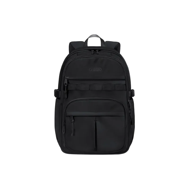 V.NINE Fabric Laptop Bag Backpack Backpack Large Size Unisex Almond White/Glutinous Beige Black-7