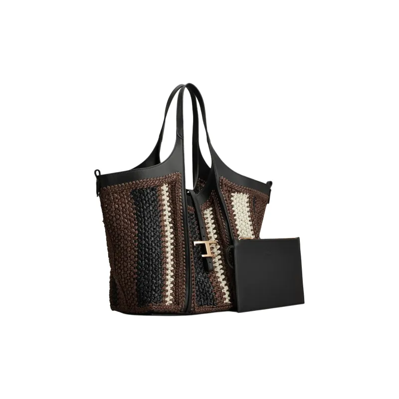 TOD'S T Timeless Medium Shopping Bag-1