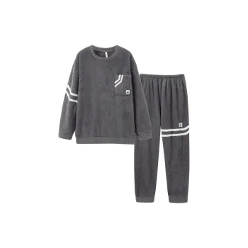 Sleeping Beauty Pajama Set Men's Dark Gray