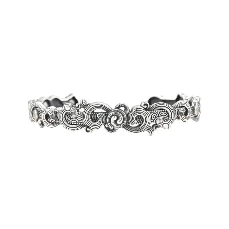 Yamagata S 990 Silver Bangles Men's-1
