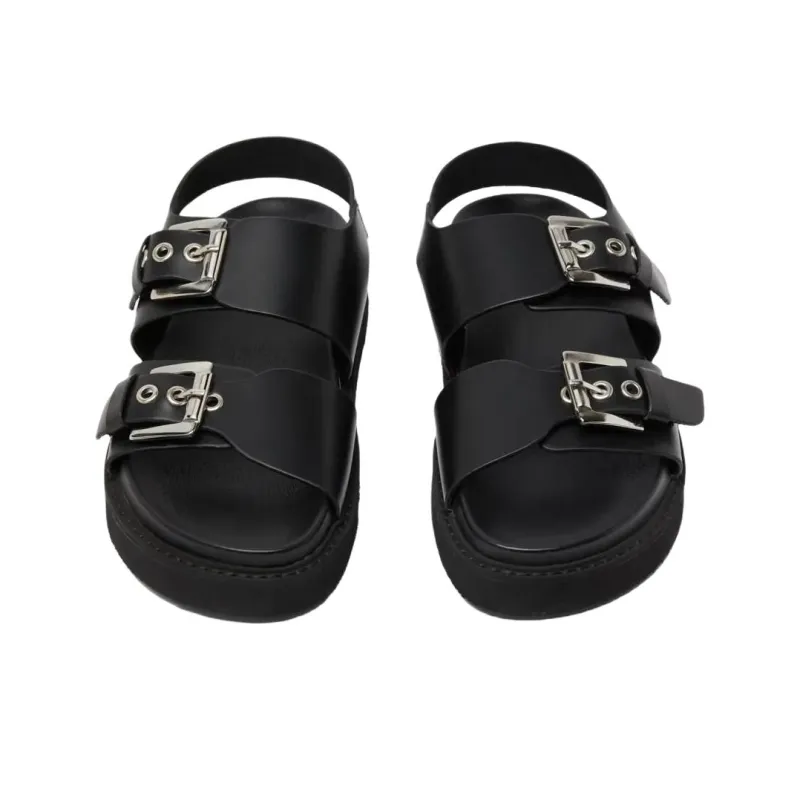 JONAK Strap Sandals Women's Black-4