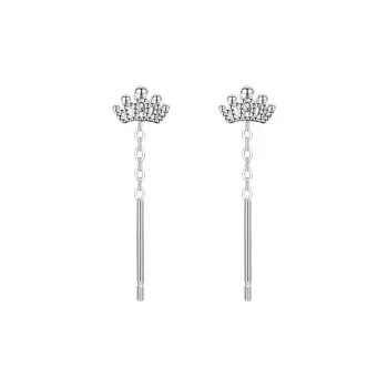 HMZ Sterling Silver Drop Earrings Women's
