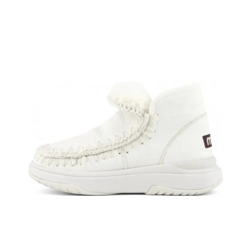 MOU Eskimo Jogger Short Snow Boots Women's White-0