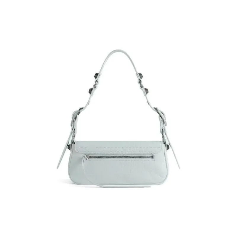 Balenciaga Le Cagole Sheepskin Crossbody Bag, Shoulder Bag Mini Women's Light Blue-3