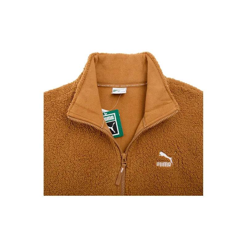 PUMA Velvet Jackets Men Earth Yellow-7