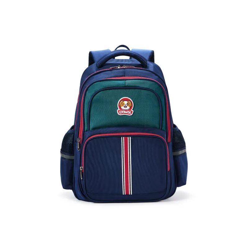 COOWOZ Fabric Backpack Regular Kids' Navy Blue Pink/Navy Blue Green-6