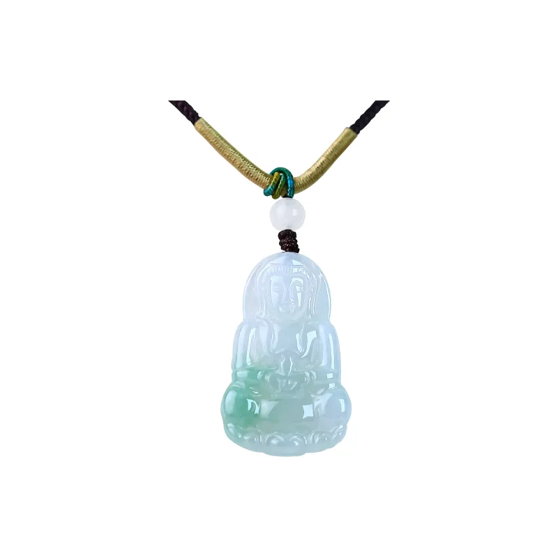 CUIYURIJI Glutinous Jade Jadeite Necklaces Men's-0