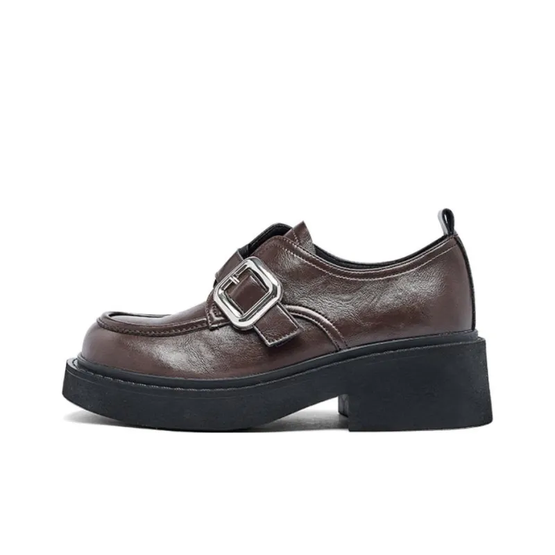 AGSDON Loafers Women's Brown/Black-7