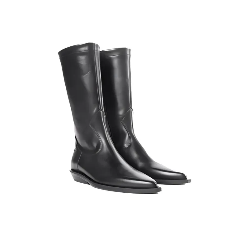 Ann Demeulemeester Jani Knee-high Boots Men's Black-2
