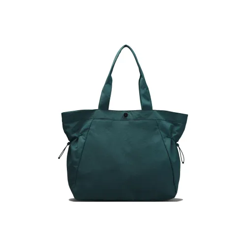 Lululemon Nylon Tote Bag, Shopping Bag, Handbag, Shoulder Bag Regular Women's Green Jasper