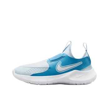 Nike Flex Runner 3 Anti Slip Wear Resistant Low Top Kids' Running Shoes Purple Blue/Zhang Yang Blue/White Teenagers