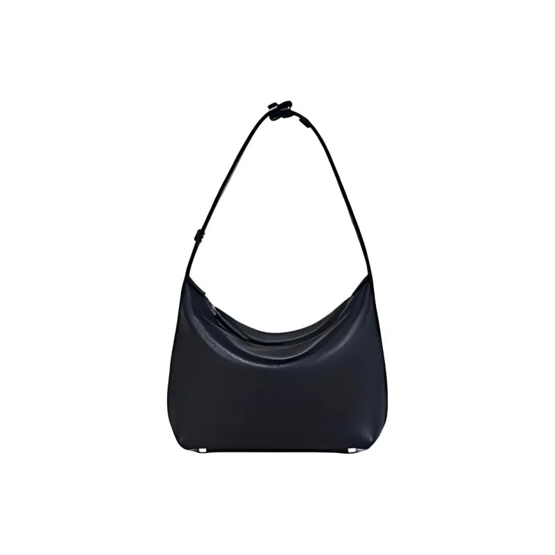 DISSONA Cow Leather One Shoulder Handbag Medium Size Women's Black/Gray/Yellow/Green-1