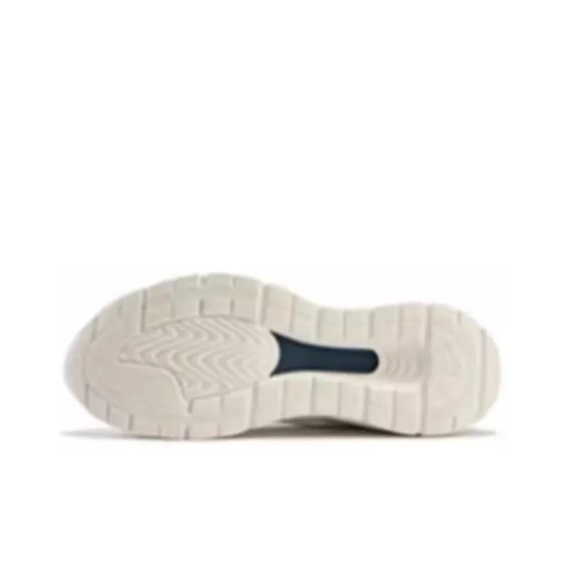 361° Cushioning Wear Resistant Low Top Running Shoes Men's White Blue-4