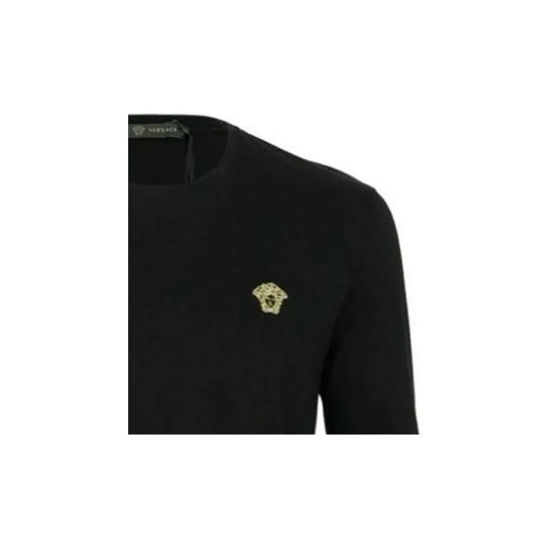 VERSACE T Shirts Men Black-4