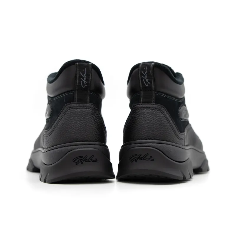 Satchi High Top Casual Shoes Men's Black-4