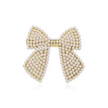 DAN DREAM Shell Pearl Hair Clips Women's