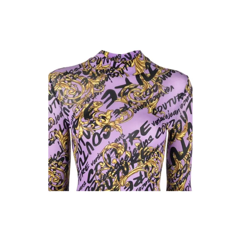 VERSACE T-Shirts Women's Purple-4