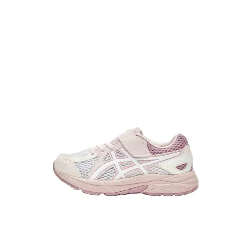 Asics Contend Jog Slip Resistant Cushioning Low Top Running Shoes Light Pink Kids'