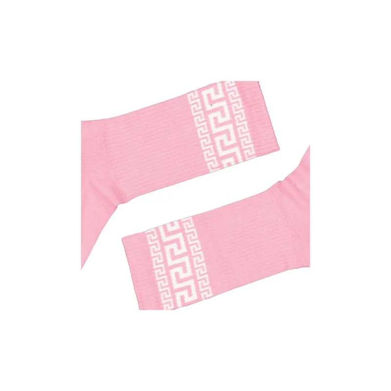 VERSACE Mid-Calf Socks Women's Pink-2
