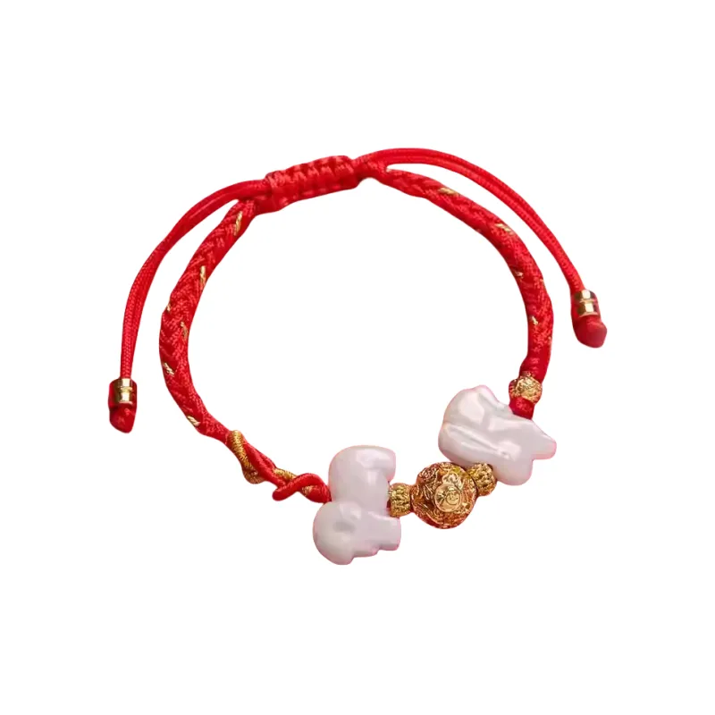Sweet Kisses Glutinous Jade Bracelets Unisex-6