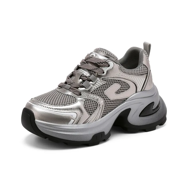 C°BANNER Wear-Resistant Low-Top Chunky Sneakers Women's-1
