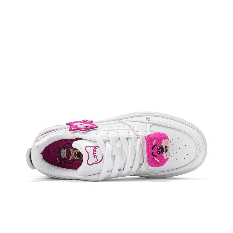 MINISO Low-Top Skateboard Shoes Women's White-4