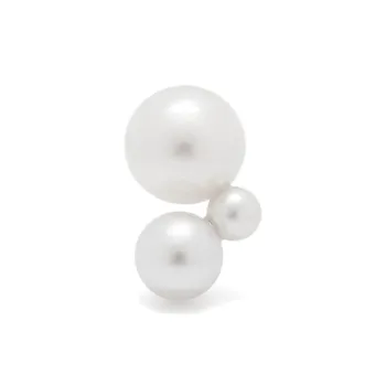 Sophie Bille Brahe 14kt Yellow Gold Freshwater Pearls Petite Stellari Single Earring