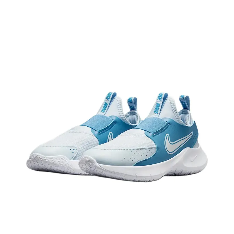 Nike Flex Runner 3 Anti Slip Wear Resistant Low Top Kids' Running Shoes Purple Blue/Bold Blue/White Unisex-2