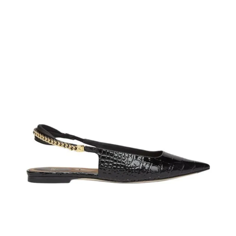 FENDI Colibrì Lite Casual Single Shoes Women's Black-1