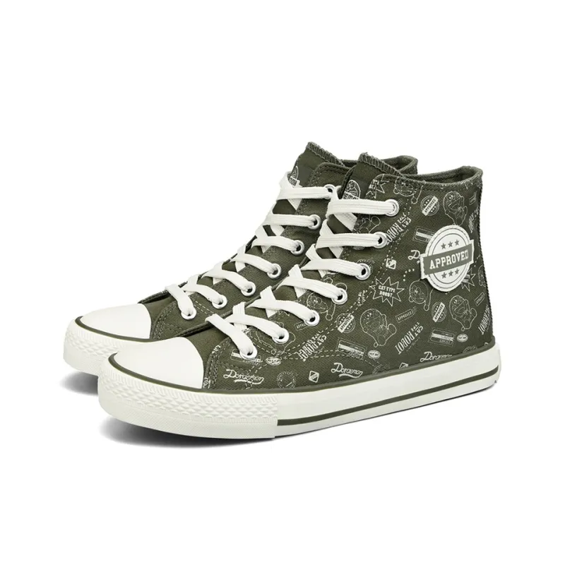 DoraemonA High Top Canvas Shoes Men's-2