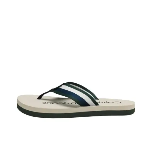 CALVIN KLEIN Flip Flops Men's Ecru