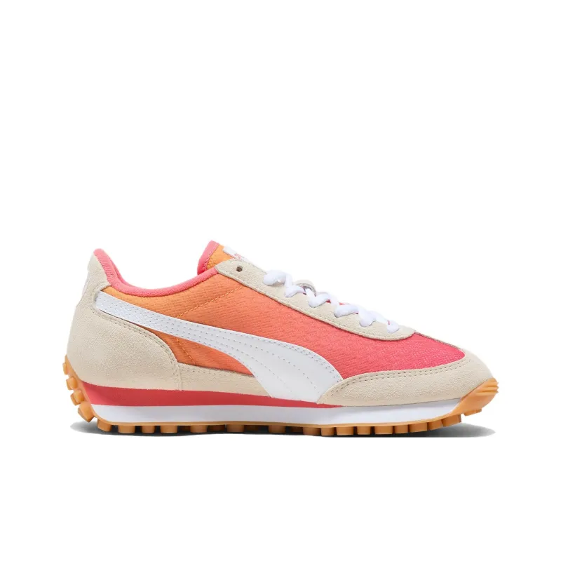 PUMA Easy Rider Anti Slip Wear Resistant Low Top Casual Shoes Women's Pink White-1