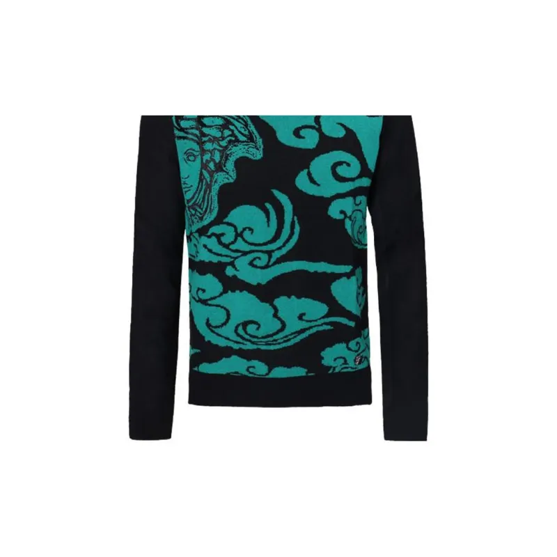 VERSACE Sweaters Men Green-4