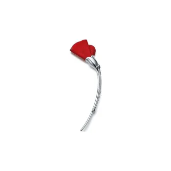TIFFANY & CO. 925 Sterling Silver Brooches Unisex Silver/Red