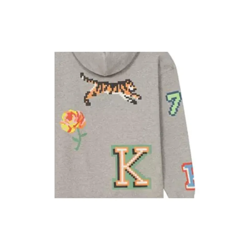 KENZO Pixel Oversized Hoodie-2