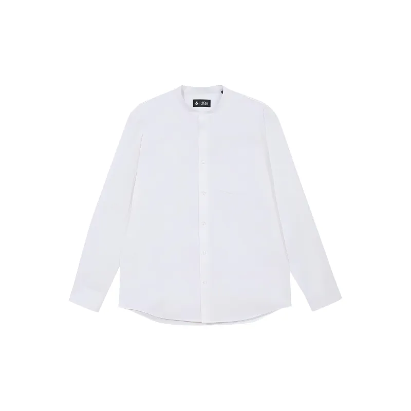JACK JONES· Long Sleeved Top Shirt Men's Raw White-1