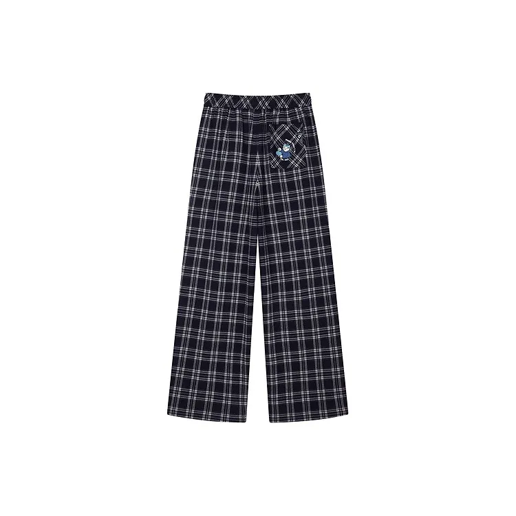 Teenie Weenie Casual Pants Women's Navy Blue-1