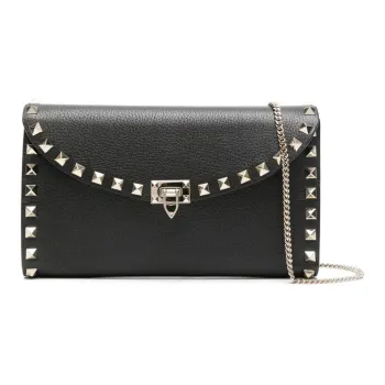 Valentino Garavani Rockstud Foldover Top Crossbody Bag