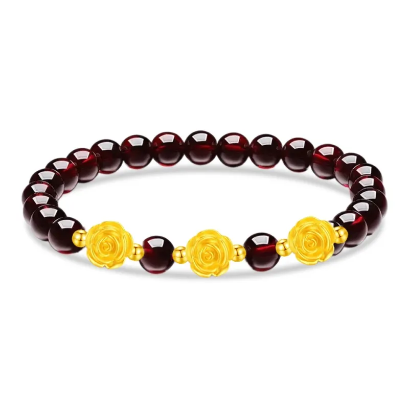 SINO GEM Gold Bracelet Women's-0